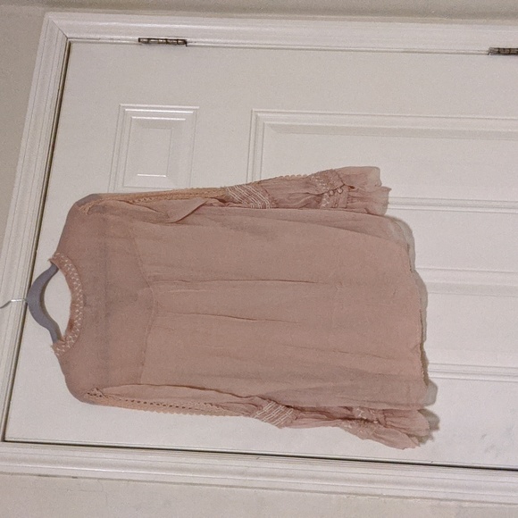 Sundance Women's Sheer Ruffled and Embroidered Blouse - Picture 7 of 8